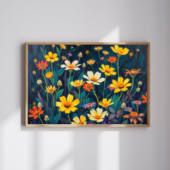 Floral Vibrance Jigsaw Puzzle Family Fun Mindfulness Game