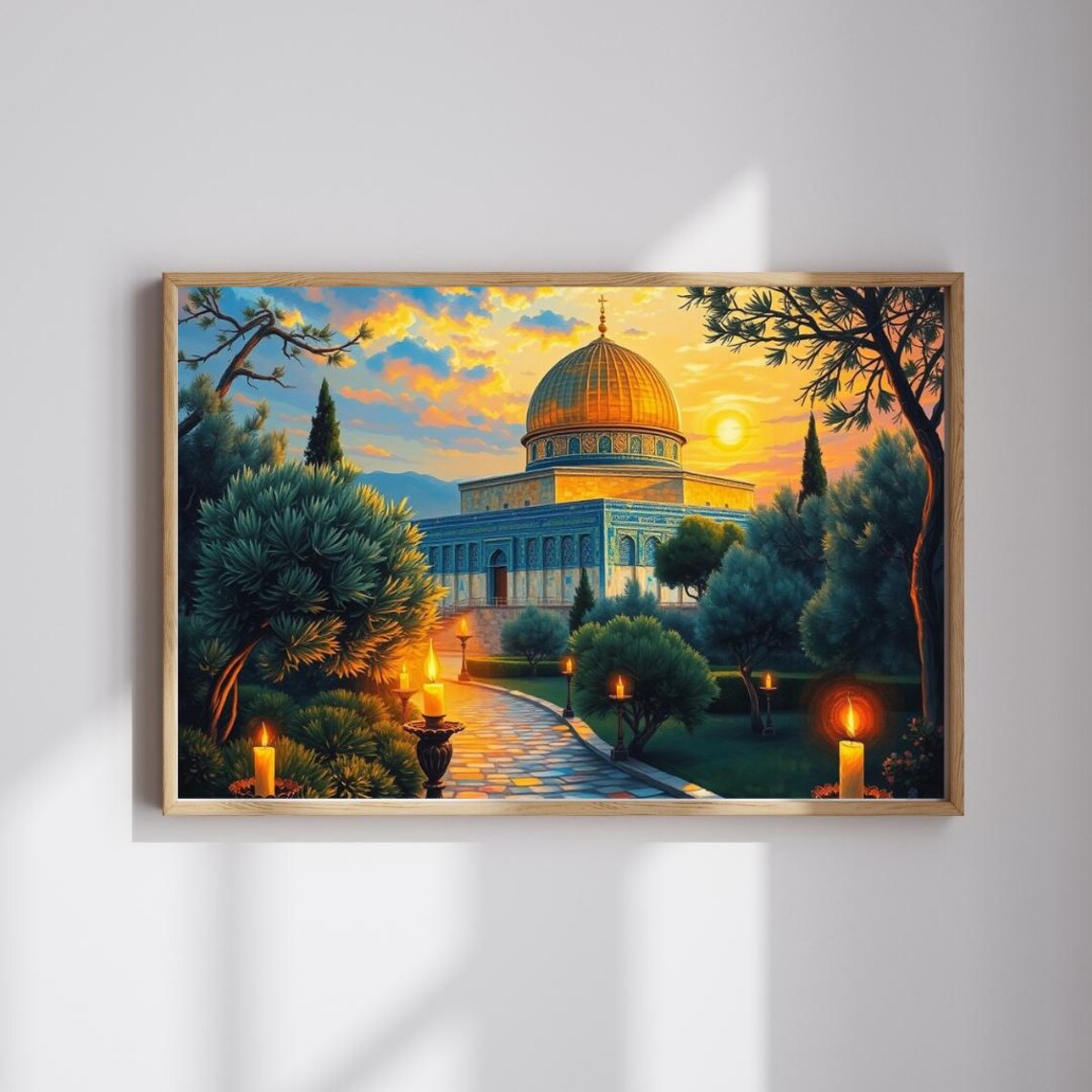 Dome Of The Rock Jerusalem Landmark Art Print