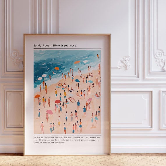 Vintage Surf Poster Coastal Wall Art Surf Print Beachy Room Decor Waves Poster Beach Print Beach Poster Surf Wall Art Coastal Prints