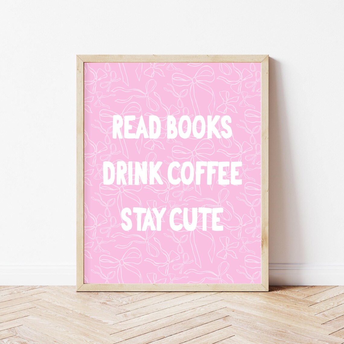 Read Books Drink Coffee Bookish Wall Art Book Lover Quote Print Book Print Bookish Gifts Bookish Decor Book Decor Wall Art - Image 3