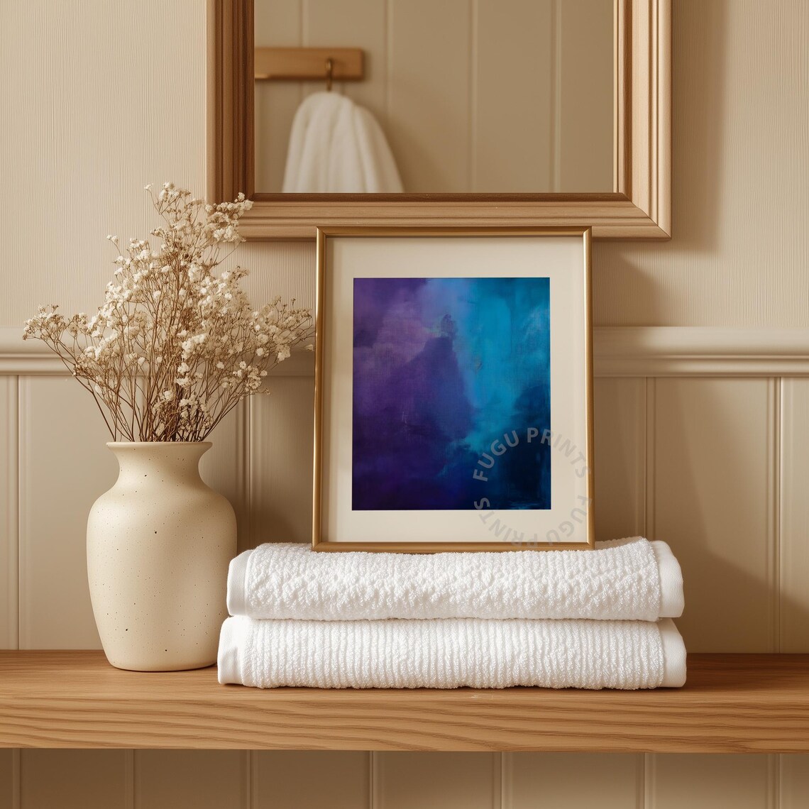 Abstract Nebula, Modern Home Decor - Image 3