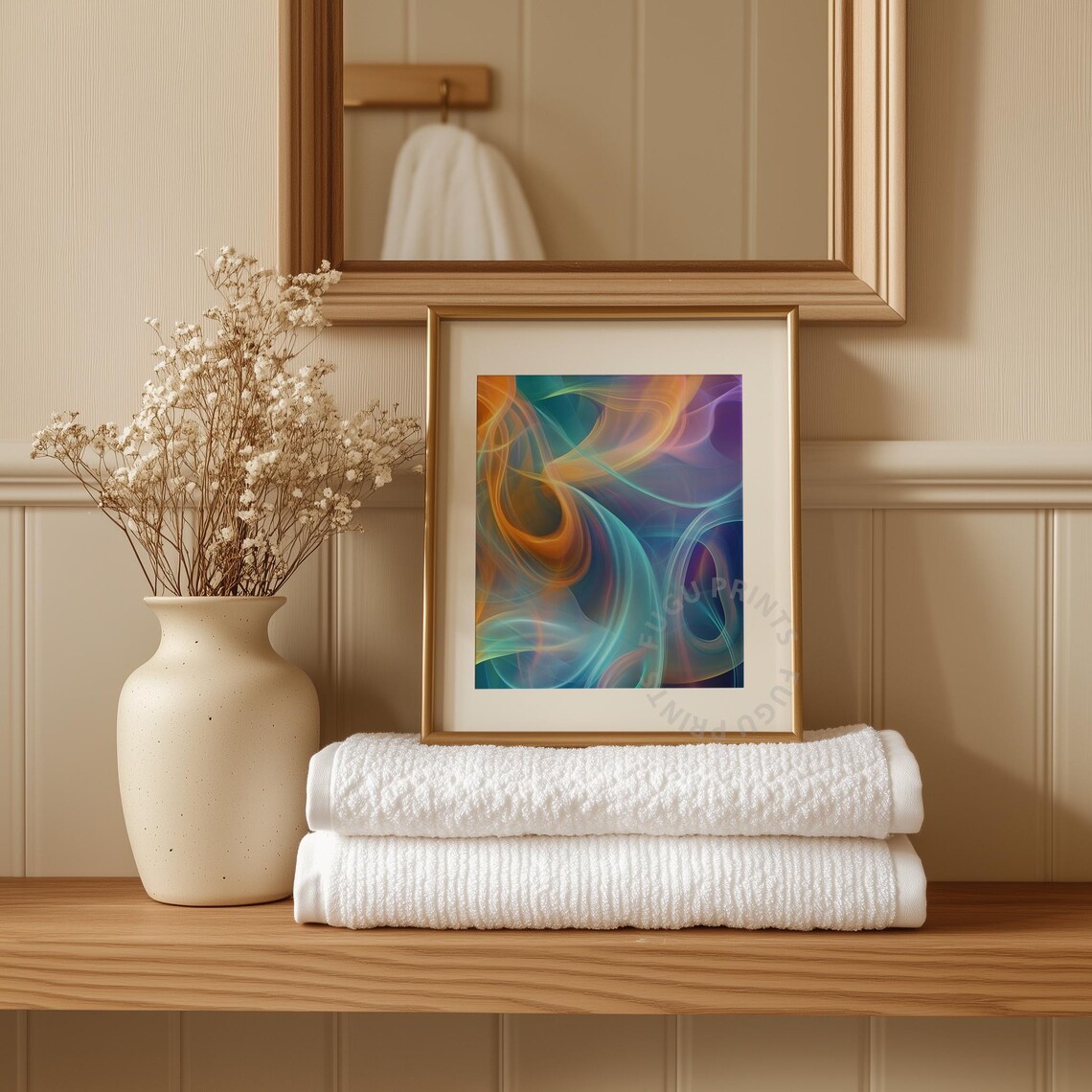Abstract Swirl, Modern Home Decor Art Print - Image 3
