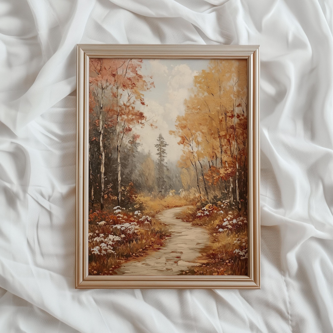 Autumn Forest Landscape, Vintage Fall Art Print - Image 2