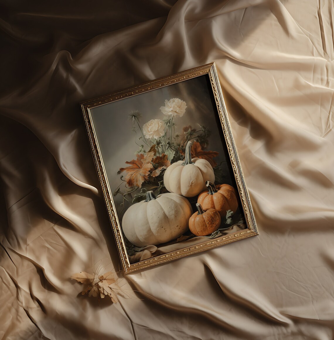 Pumpkin Art Print, Fall Botanical Home Decor - Image 4