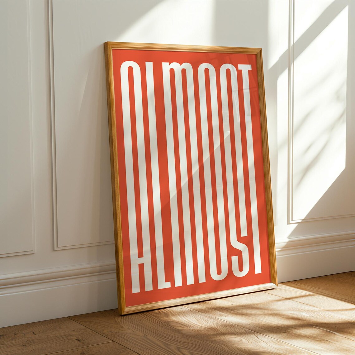 Modern Typography, Bold Minimalist Home Office Decor - Image 3