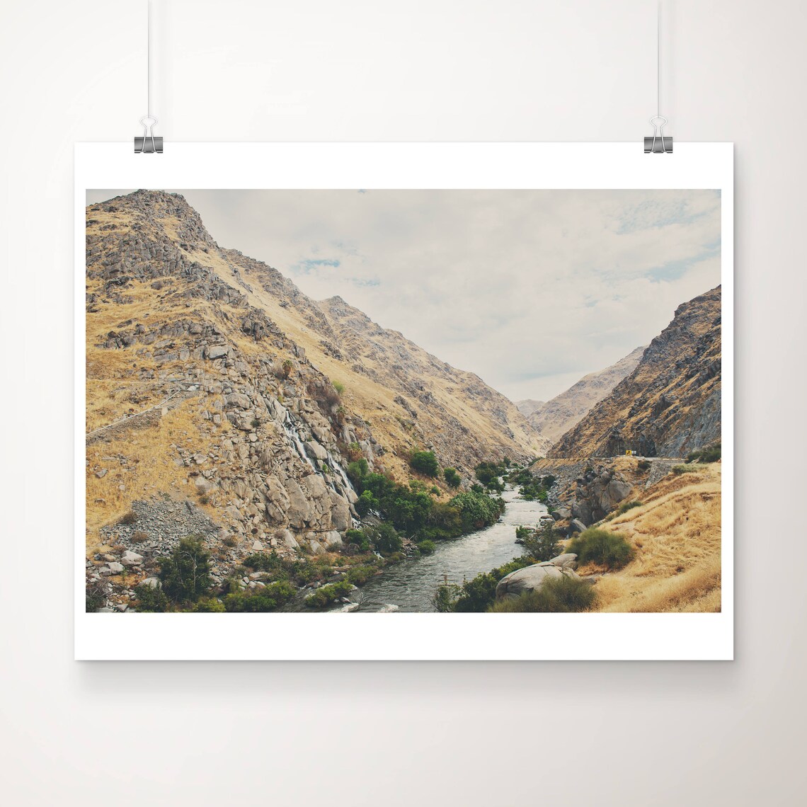 Kern River Sierra Nevada Mountain Art Print