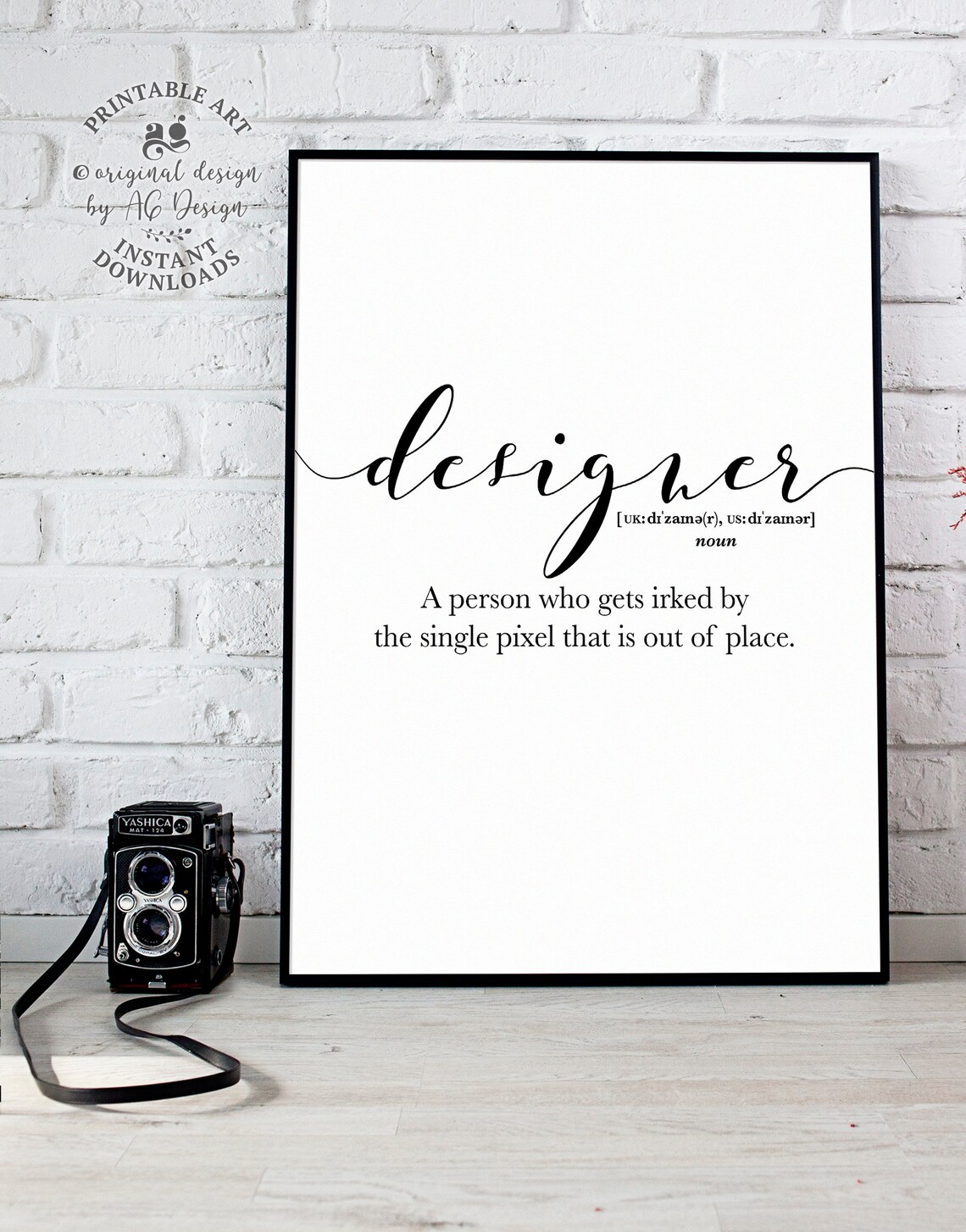 Designer Definition Prints Dictionary Art Printables Gifts Ideas For Designer Minimalist Posters Funny Wall Art Design Studio Decor