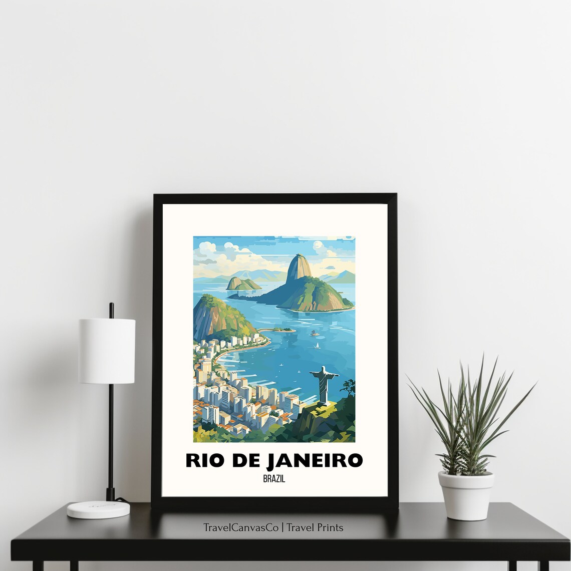 Rio De Janeiro Travel Poster, City Travel Art Print - Image 3