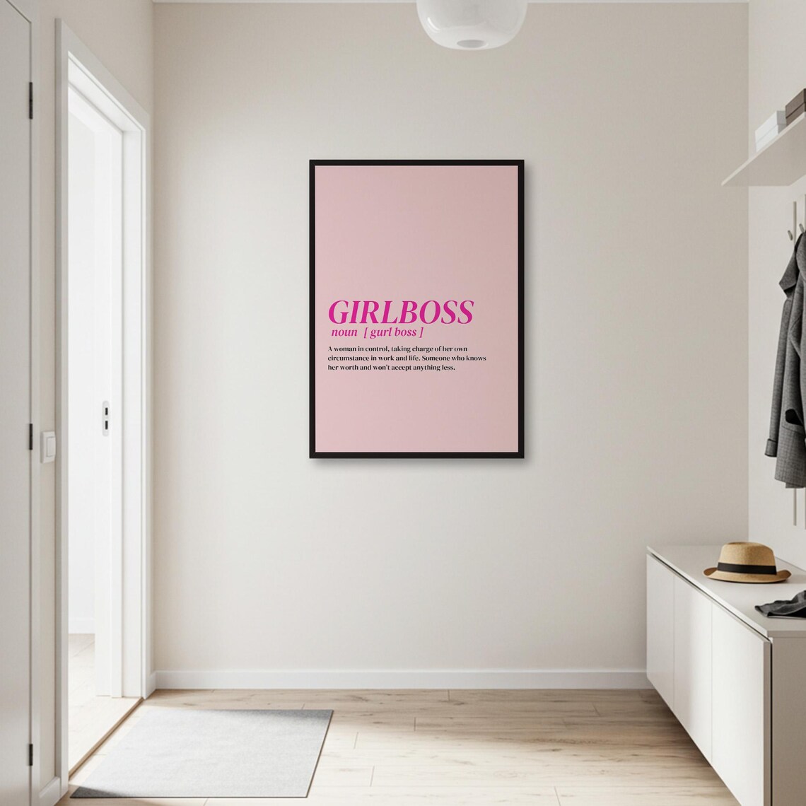 Girlboss Definition Poster, Inspirational Quote - Image 2