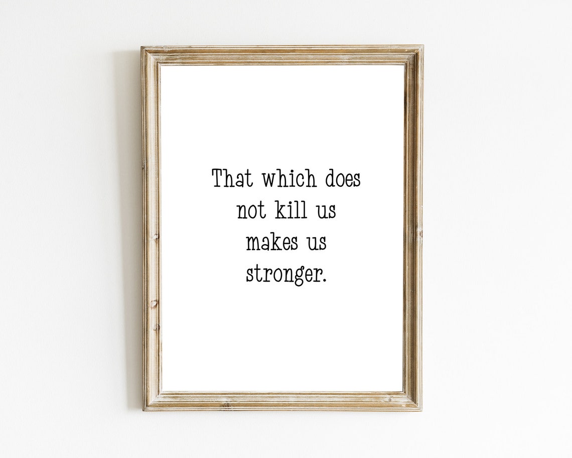 Nietzsche Quote Motivational Poster - Image 2