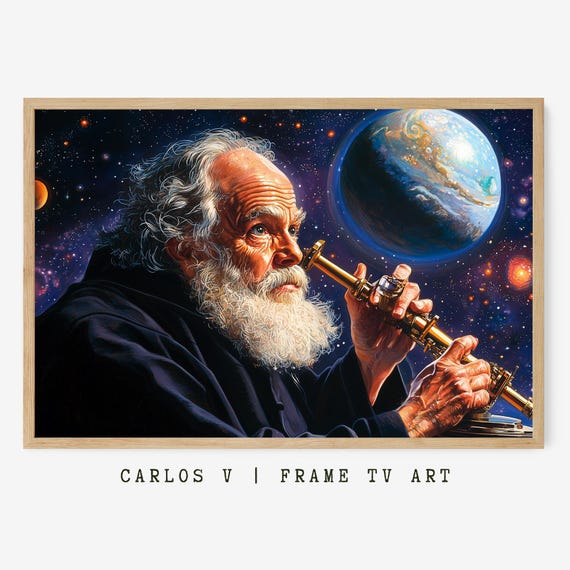 Galileo Galilei The Father Of Modern Science Tv Frame Art Instant For Frame Tv Home Dcor For Science Lovers