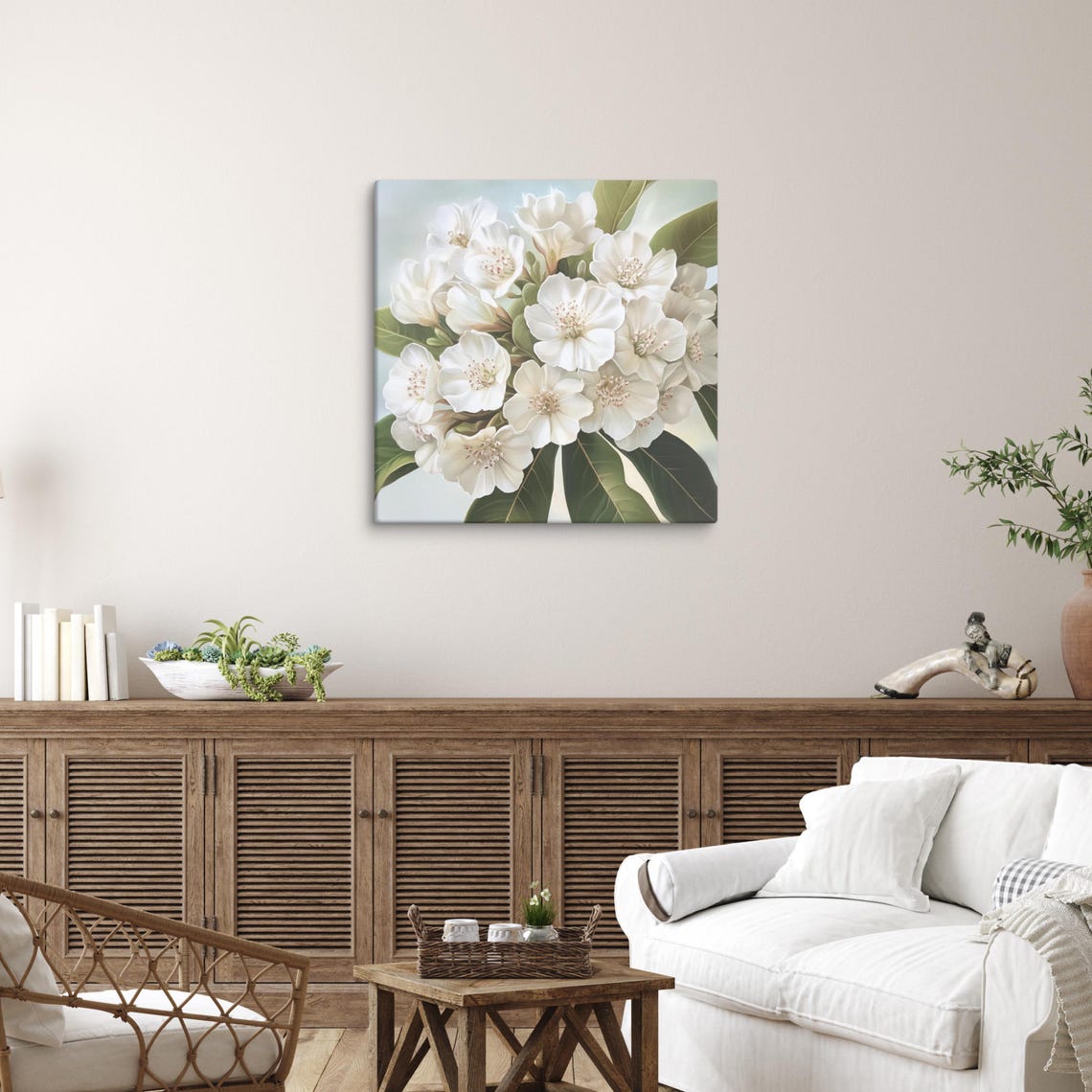 White Mountain Laurel Blossoms Cluster Fresh Botanical Poster - Image 5