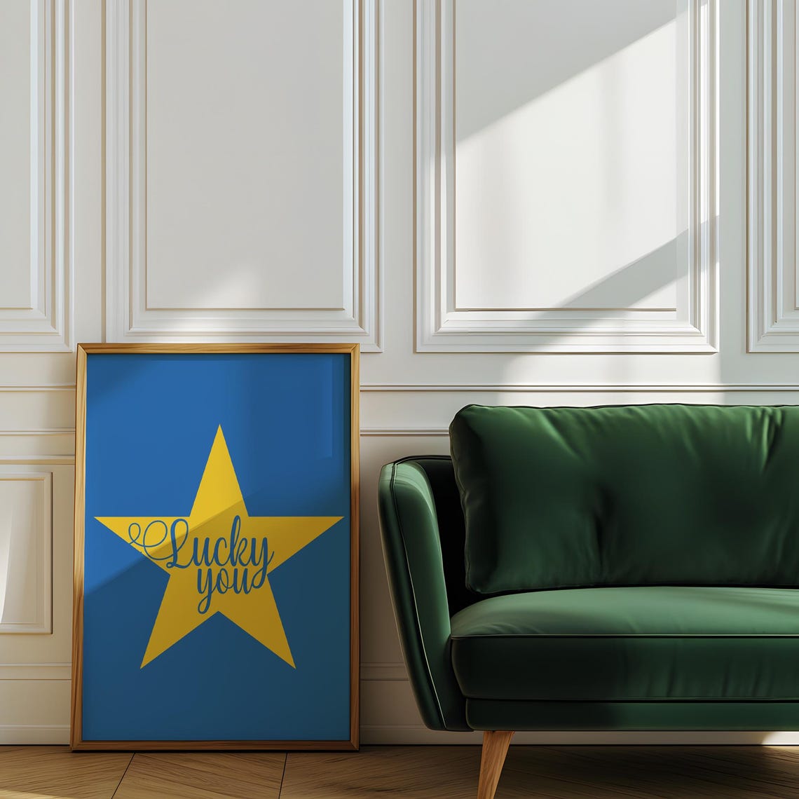 Lucky You Wall Art Nursery Decor Trendy Poster Living Room - Image 3