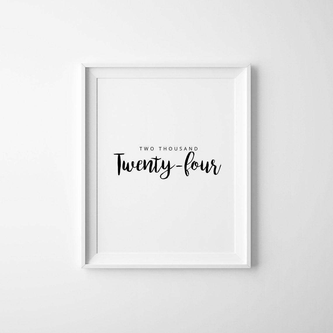 July Monthly Calendar Bold Script Minimalist Office Decor Poster - Image 2