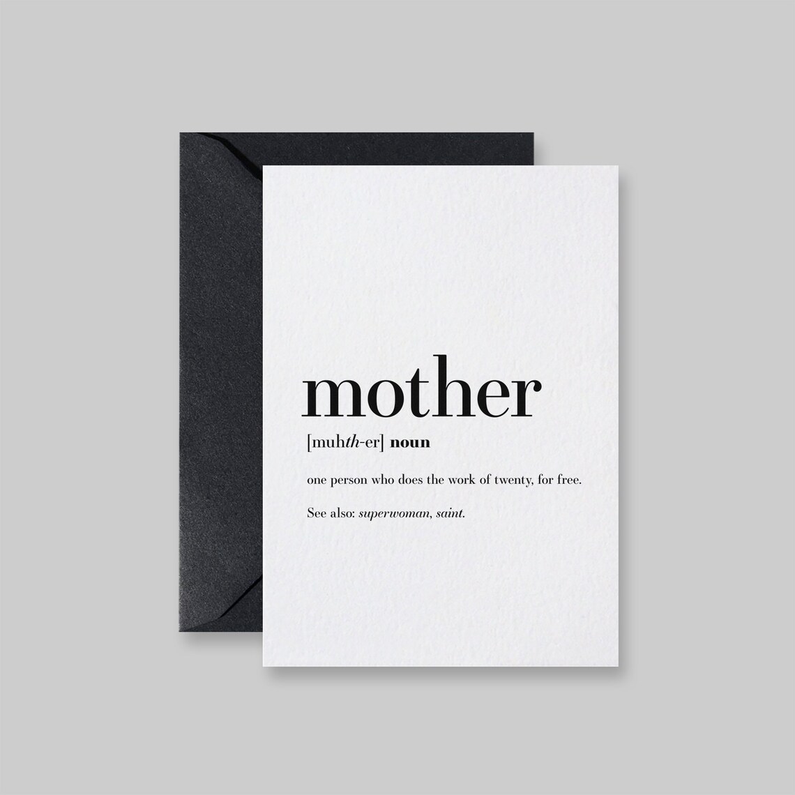 Funny Definition Mothers Day Card For Mom Art Print