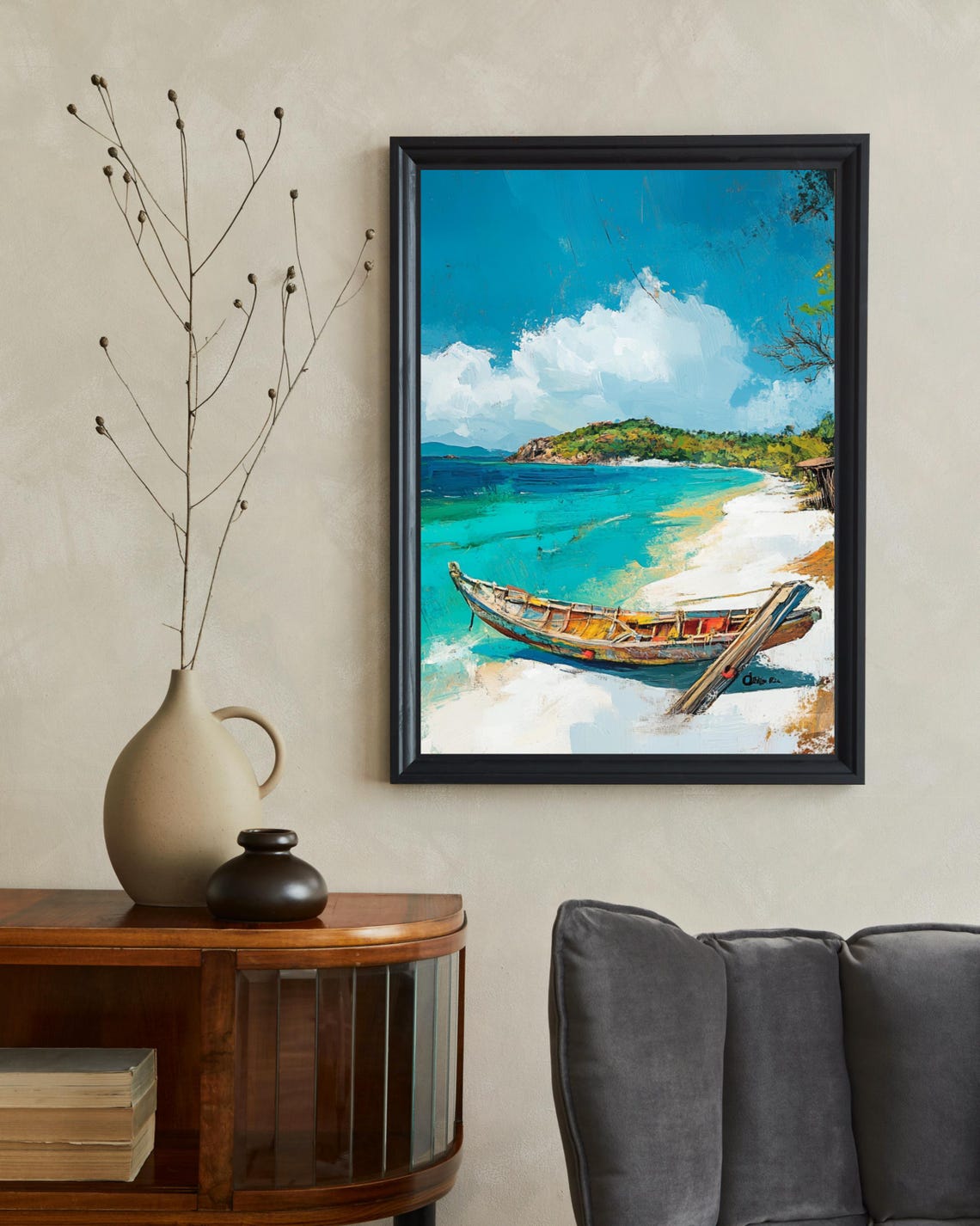 Nosy Ankao Travel Poster, Madagascar Tropical Beach - Image 2