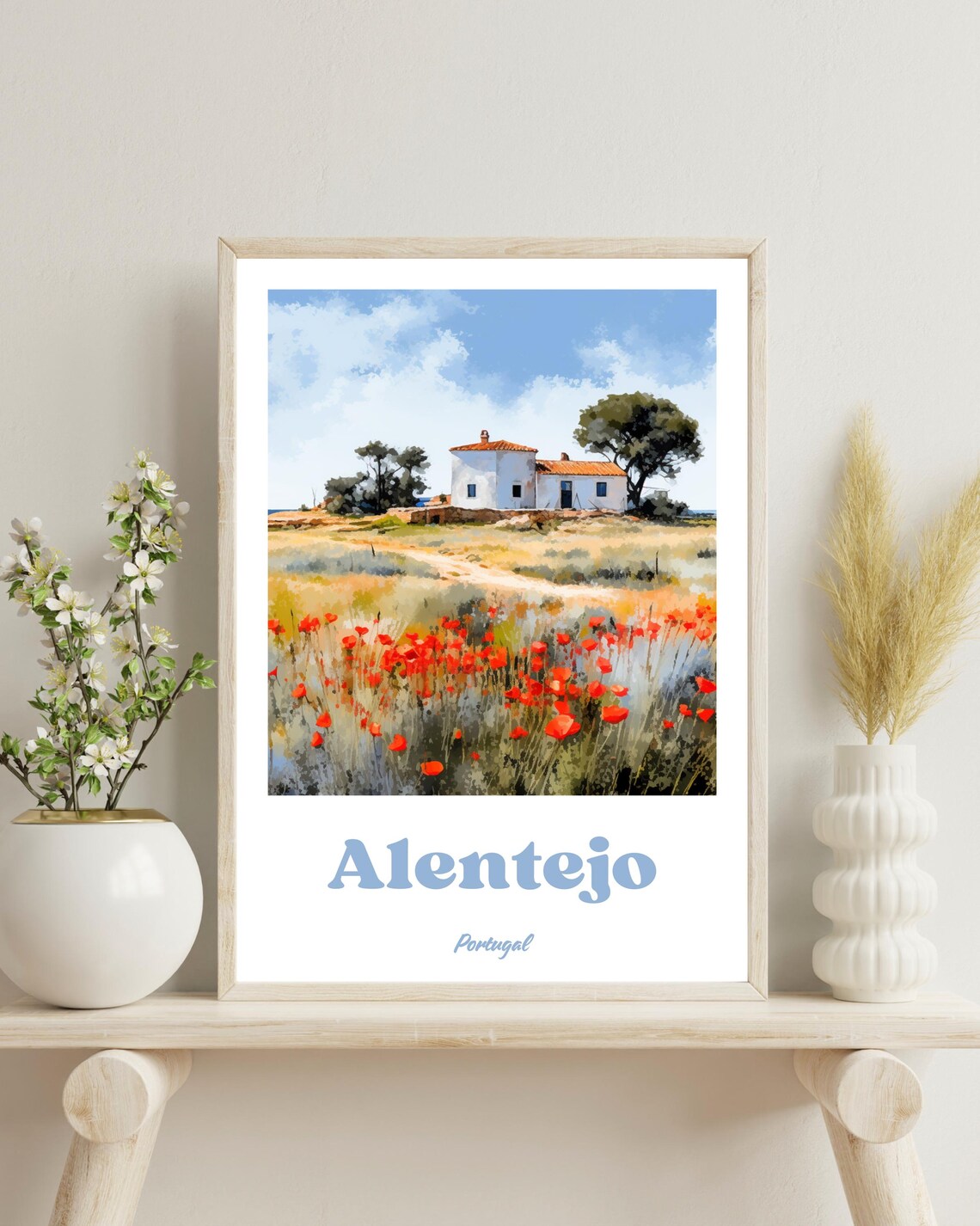 Alentejo Wildflowers - Portugal Travel Poster