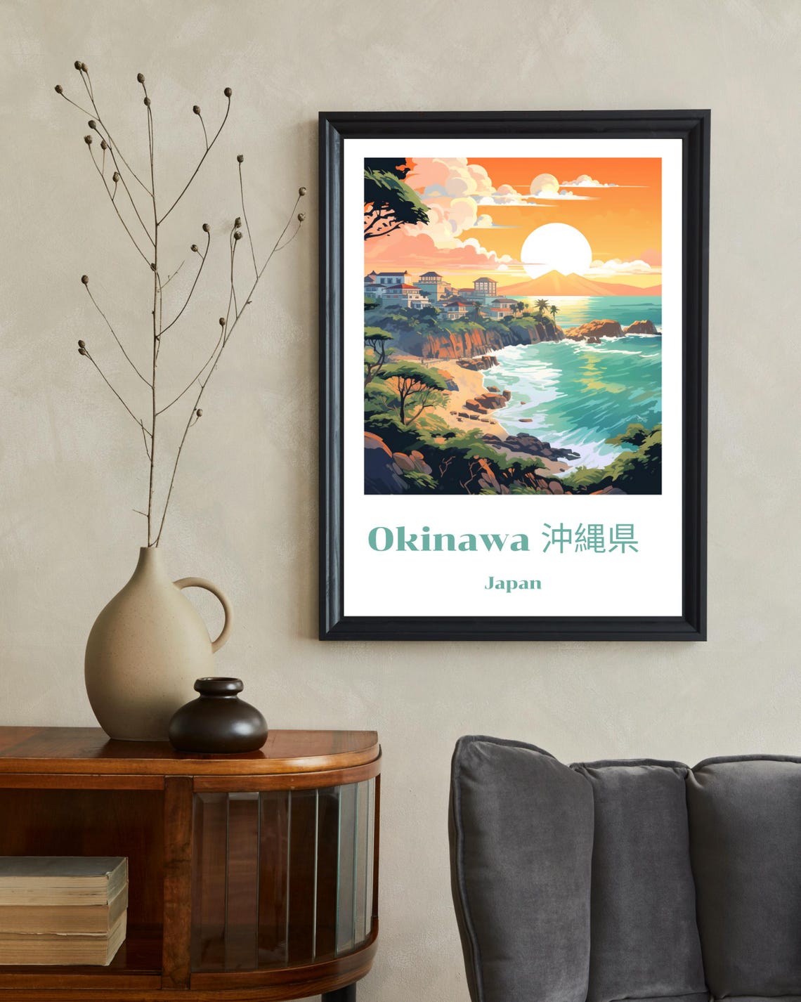 Okinawa Travel Poster, Japan Wall Art - Image 2