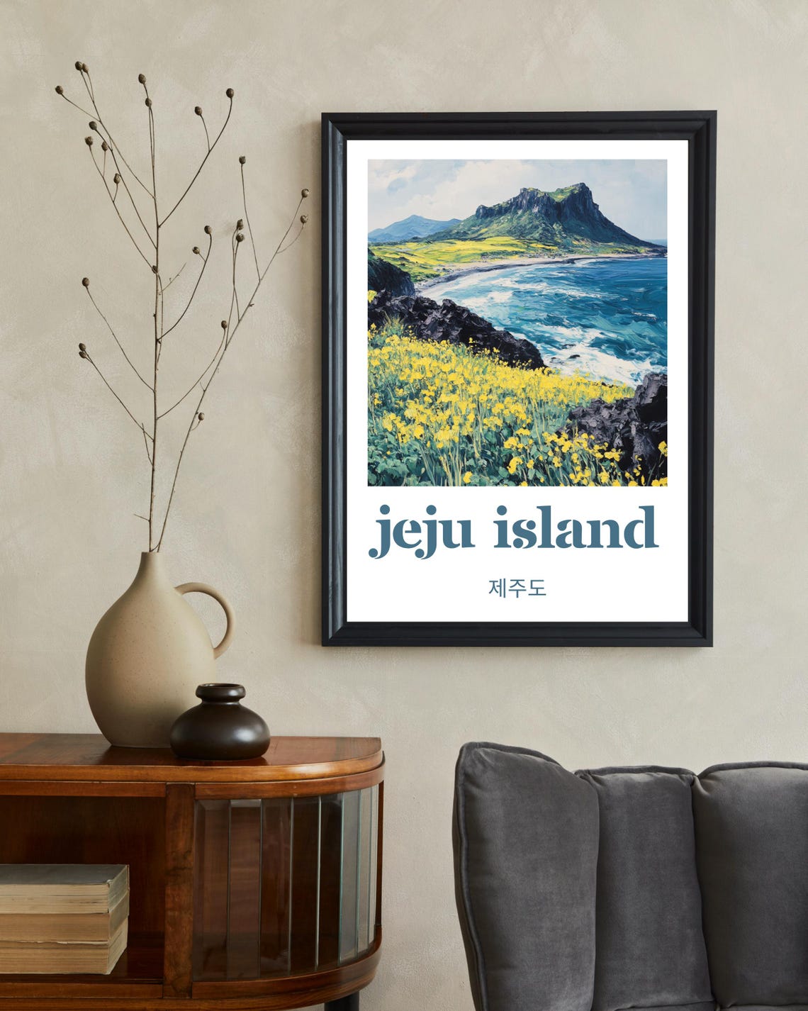 Jeju Island, South Korea Travel Poster - Image 2