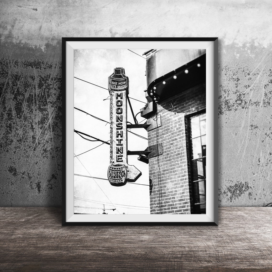 Moonshine Ole Smoky Distillery Nashville Photography Wall Art Photo Music City Photography Street Art Print Nashville Moonshine - Image 2