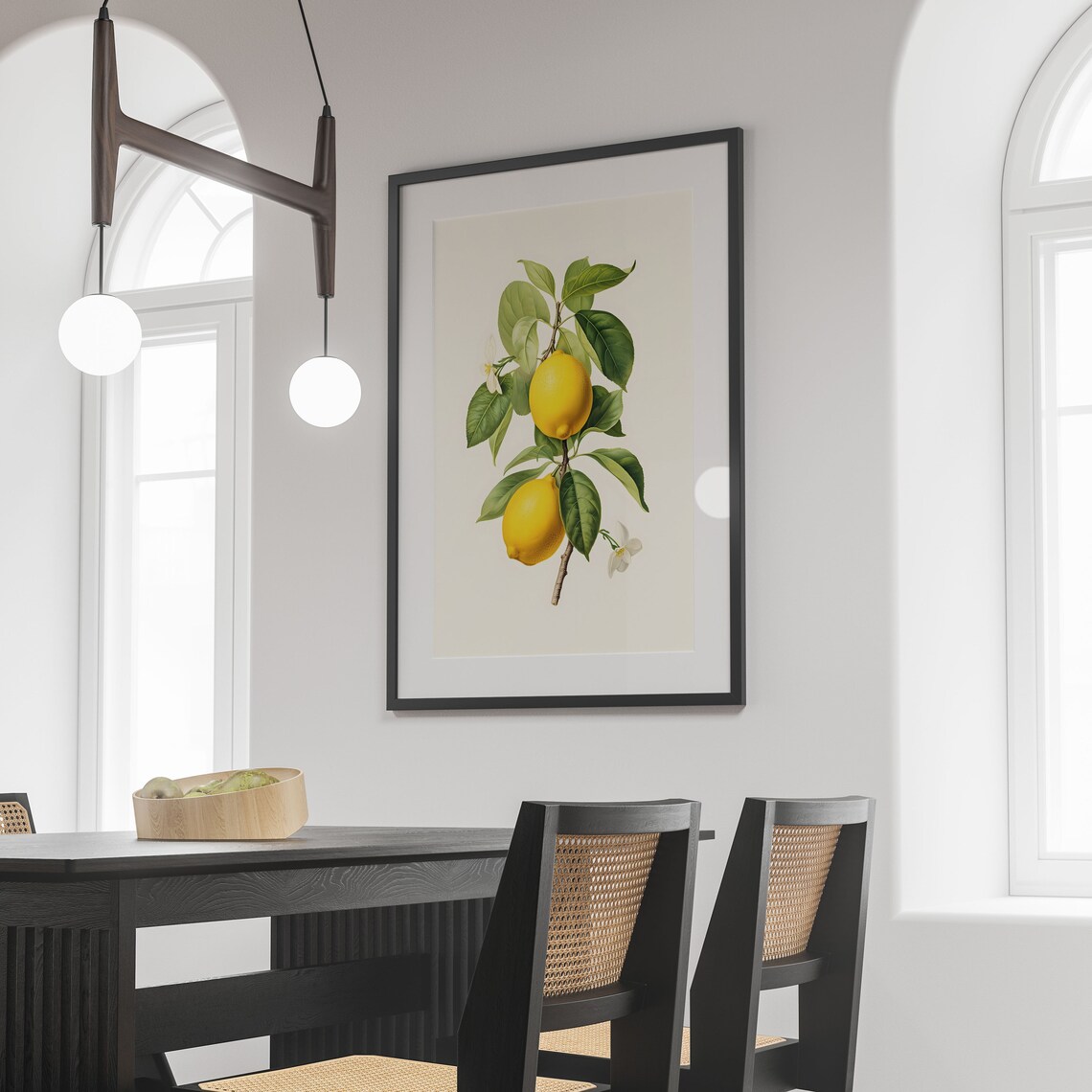 Vintage Lemon Branch Botanical Fruit Poster - Image 4