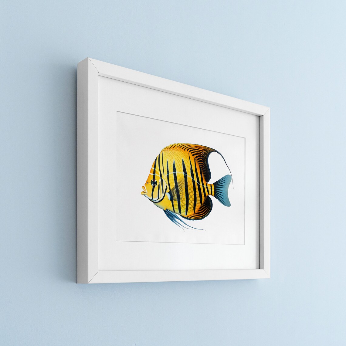 Angelfish Vintage Illustration Art Print - Image 3
