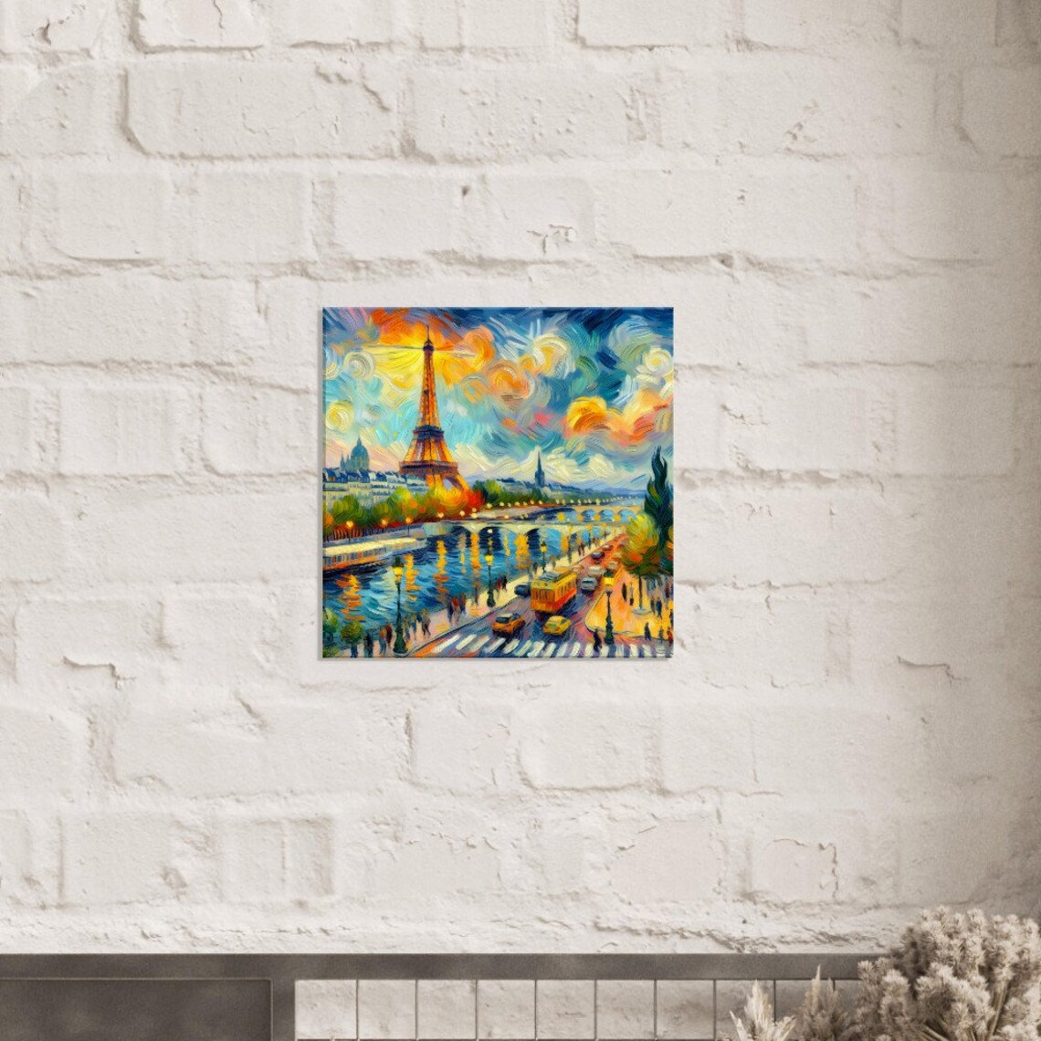 Eiffel Tower Elegance, Impressionism Wall Art Print - Image 2