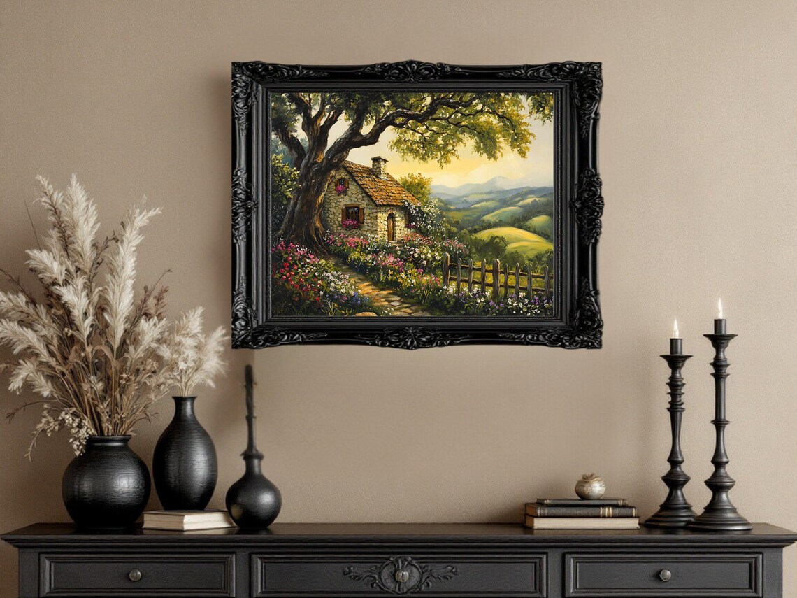 Quaint Countryside - Contemporary Travel Poster - Image 2
