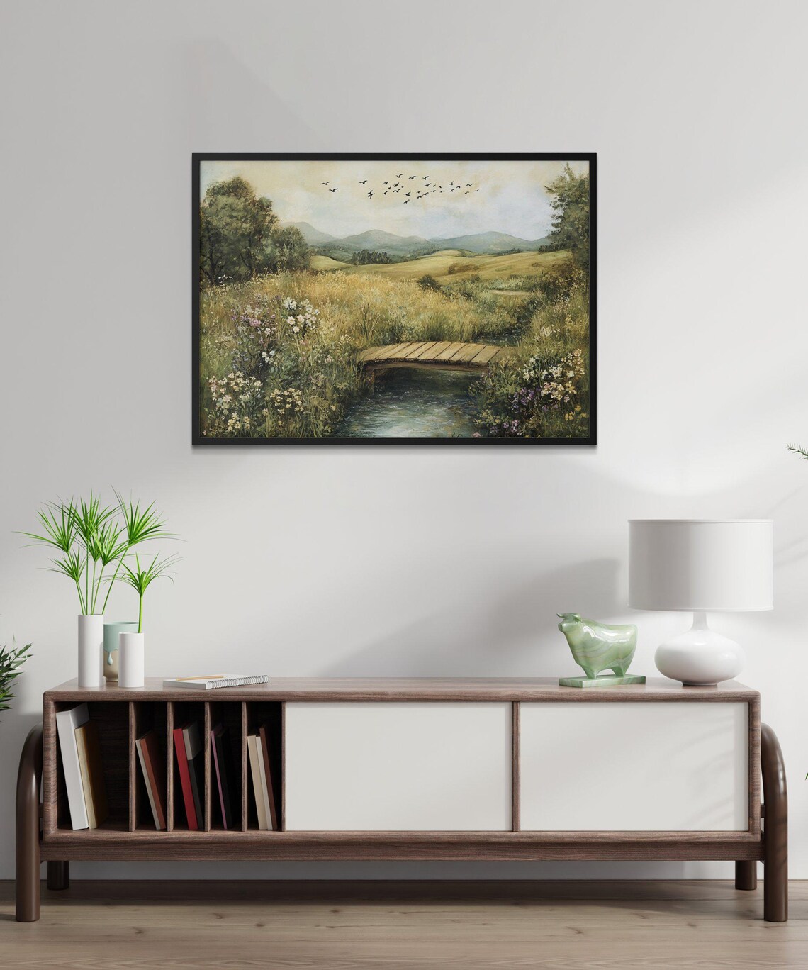 Rustic Countryside - Contemporary Travel Poster - Image 2