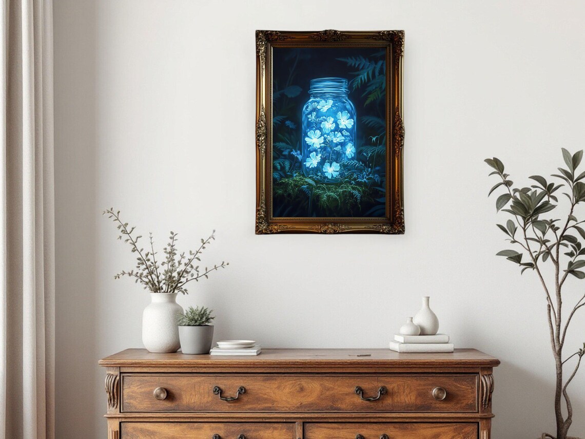 Enchanted Flowers - Traditional Travel Poster - Image 3