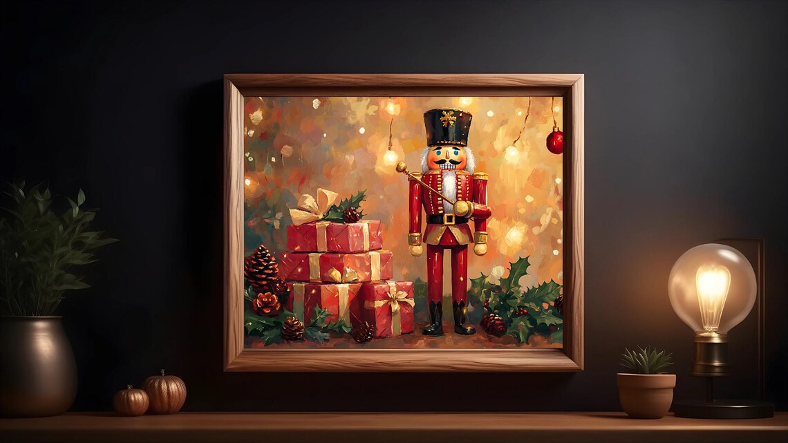 Festive Nutcracker Holiday Scene, Christmas Decor - Image 3