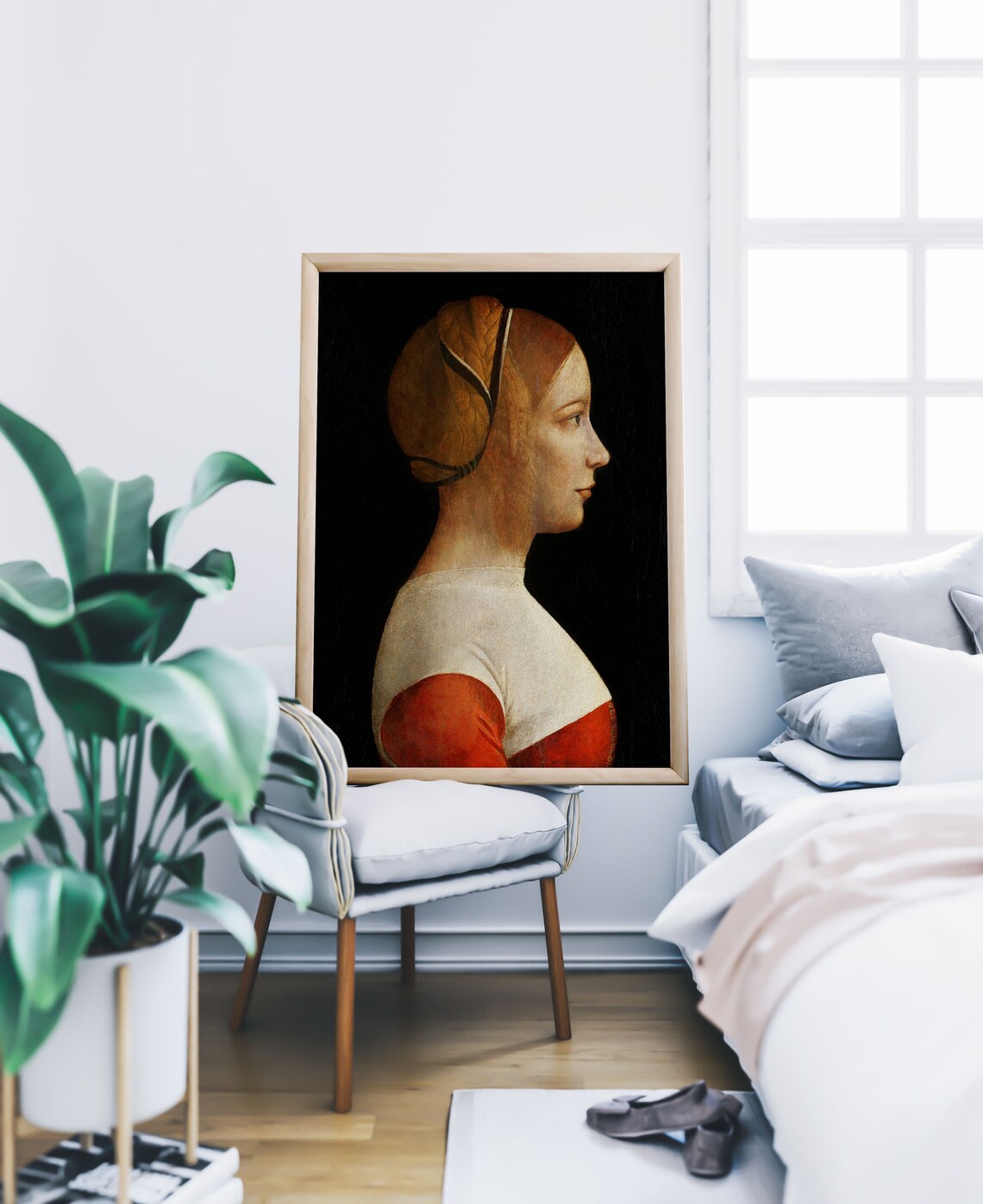 Antique Portrait Of Woman, Vintage Portrait Art Print - Image 2