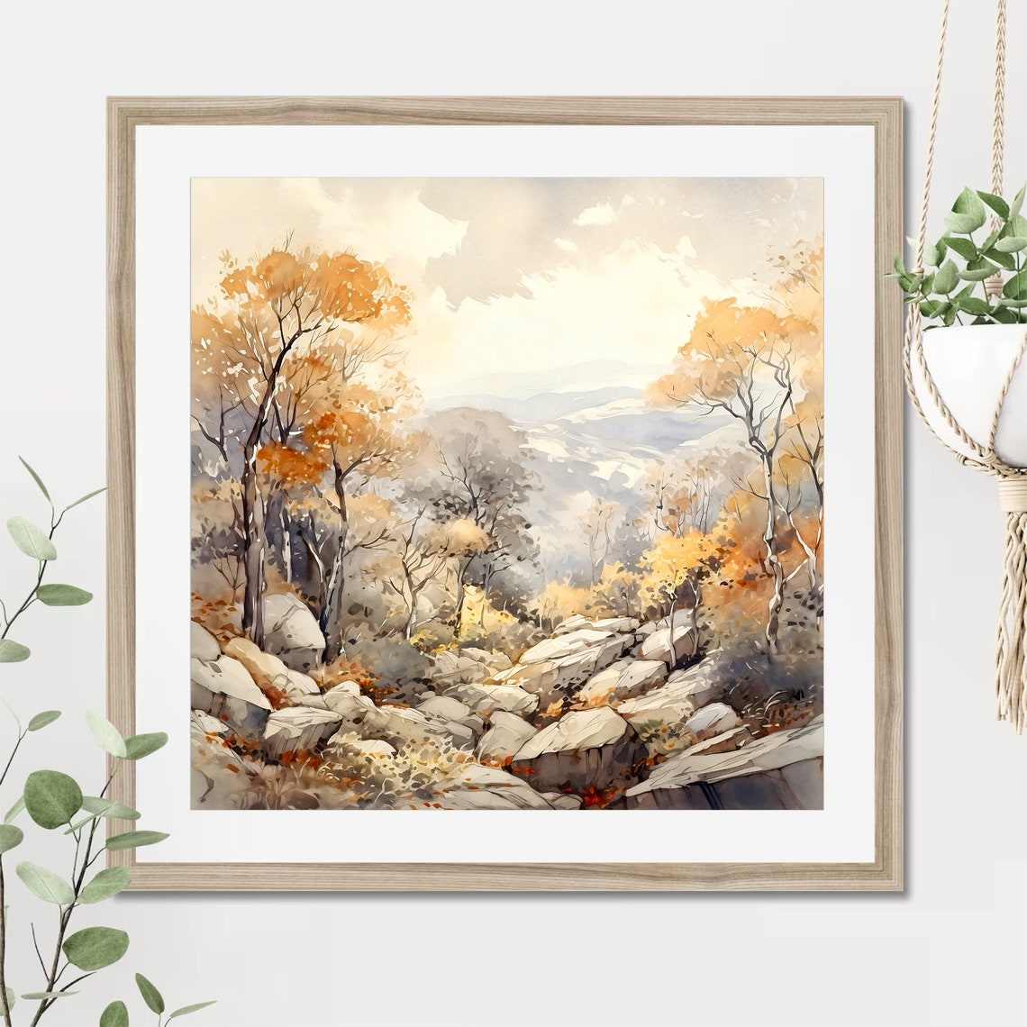 Shenandoah National Park Watercolor Art Print Shenandoah National Park Painting Shenandoah National Park Usa Travel Poster Home Gifts - Image 3