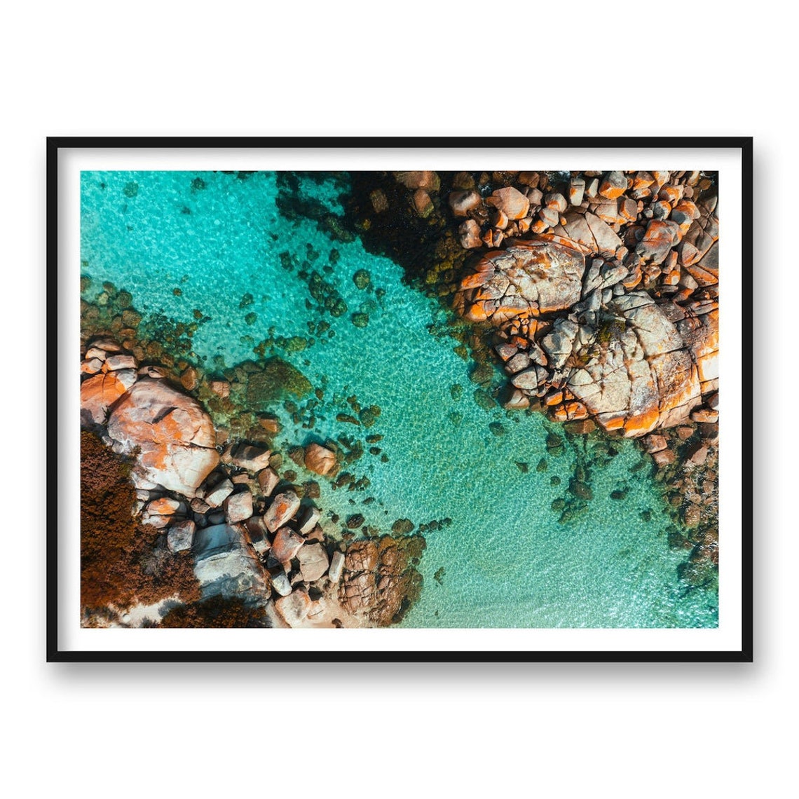 Tasmania Print Bay Of Fires Iii Tasmania Print Aerial Beach Wall Art Print Ocean Photography Print From Tasmania Australia - Image 3