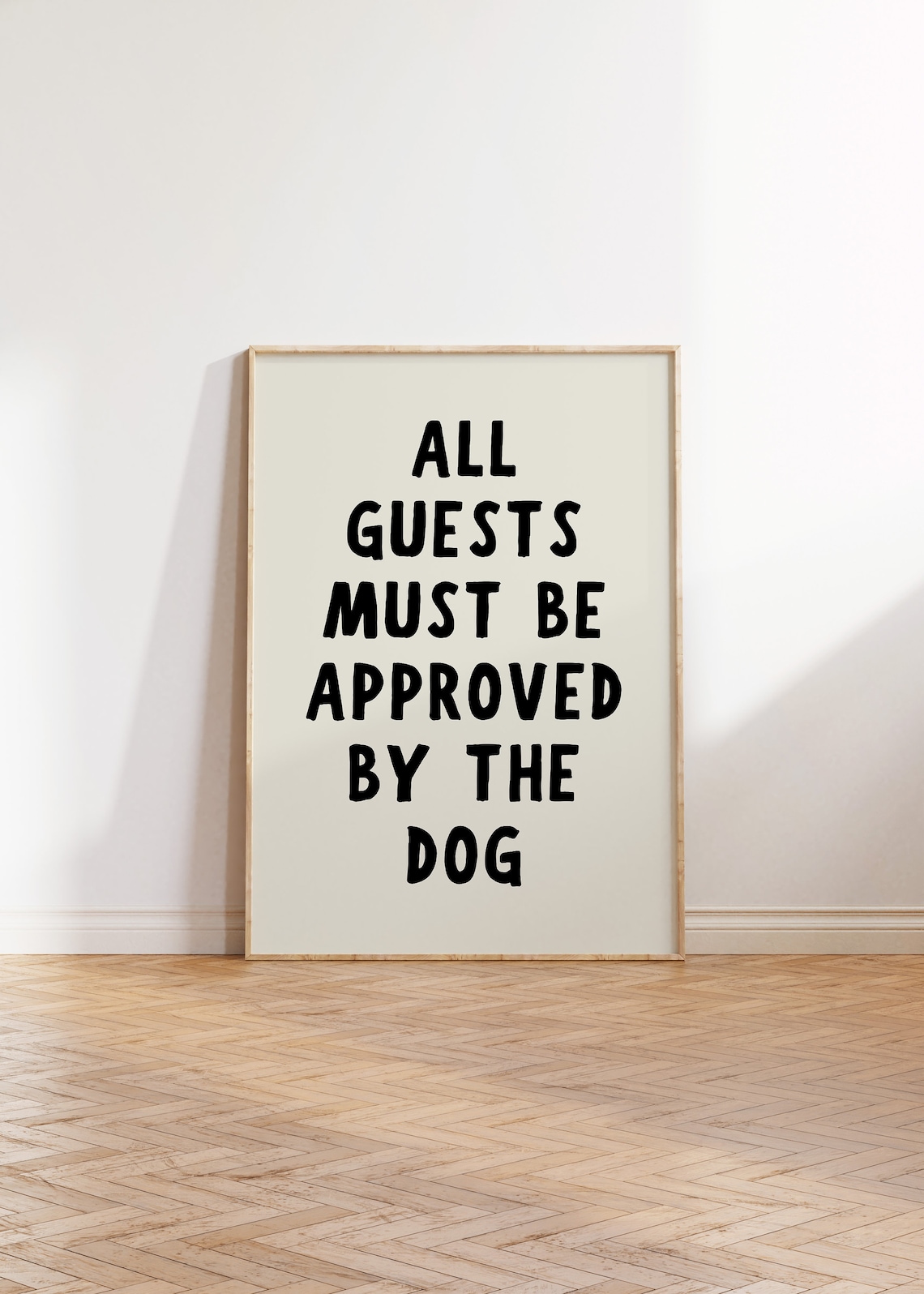 Funny Dog Retro Typography Art Print, Dog Owner Gift - Image 4