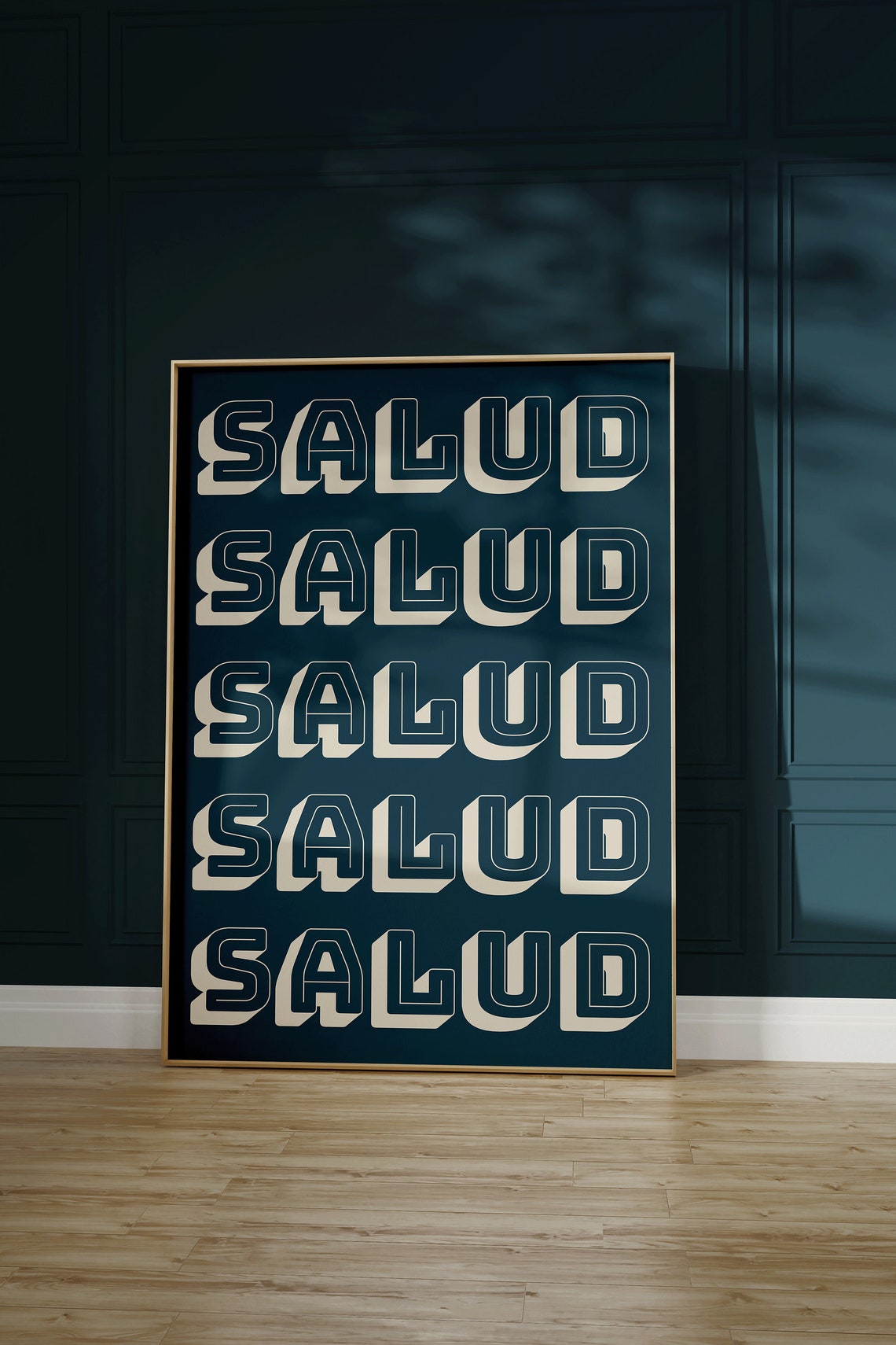 Salud Vintage Mexican Bar Art Print - Image 2