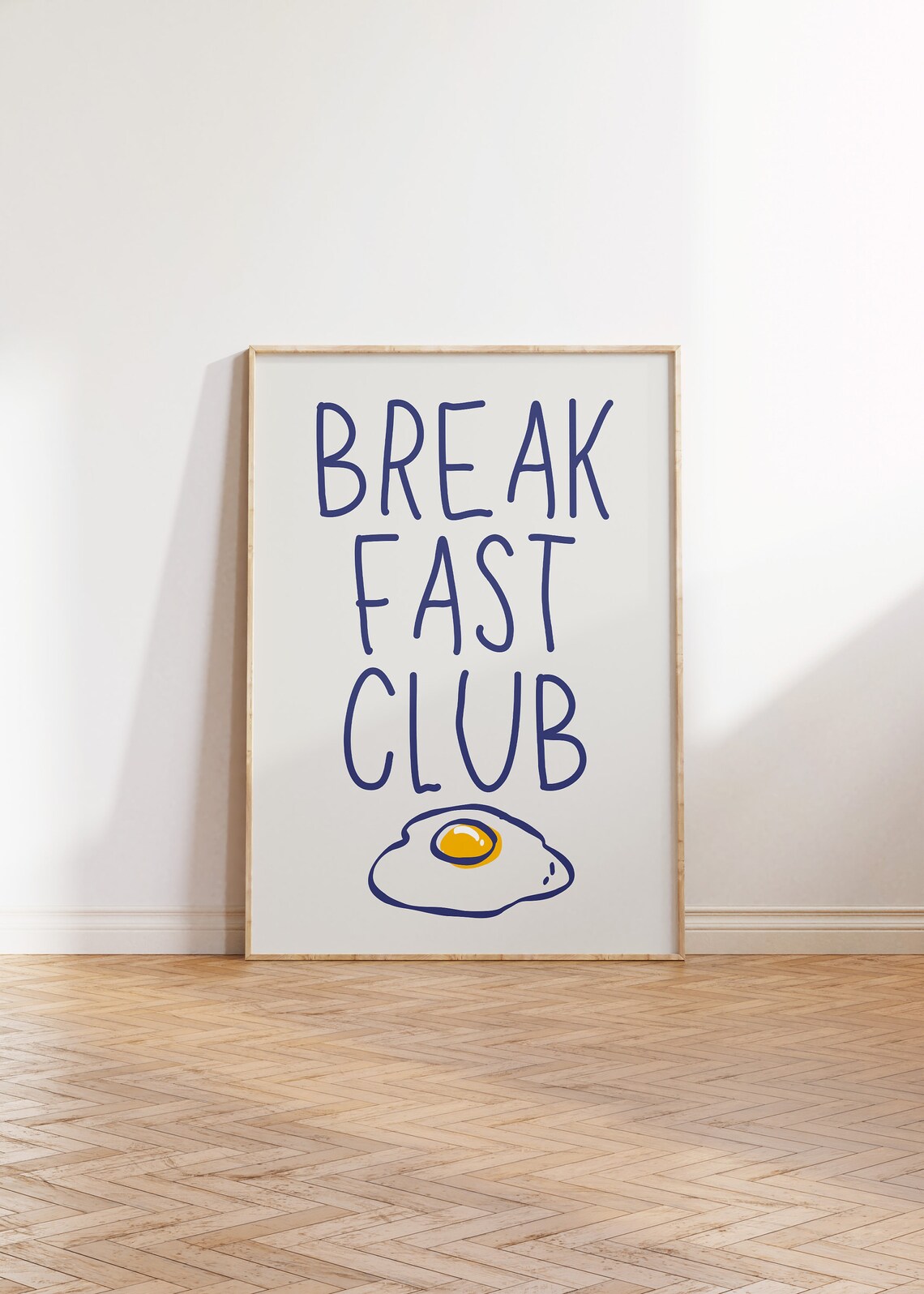 Cute Breakfast Print Aesthetic Kitchen Decor Funny Food Poster Modern Kitchen Print Egg Poster Dining Room Art 1 Print - Image 2