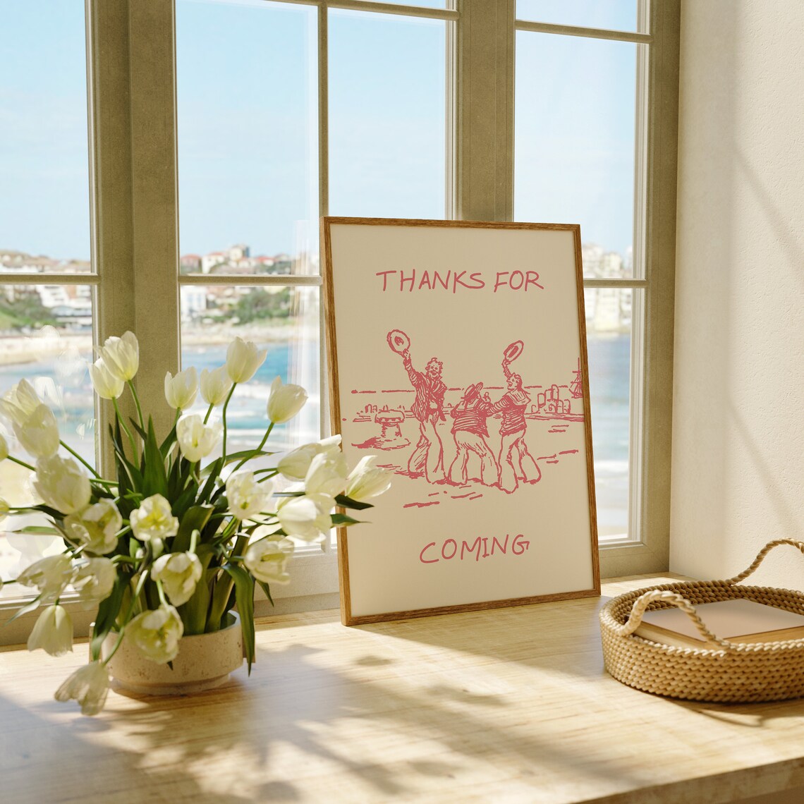 Thanks For Coming Vintage Sailor Quote Print - Image 2