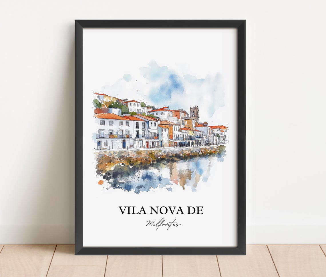 Vila Nova De Milfontes Travel Poster, Portugal - Image 3