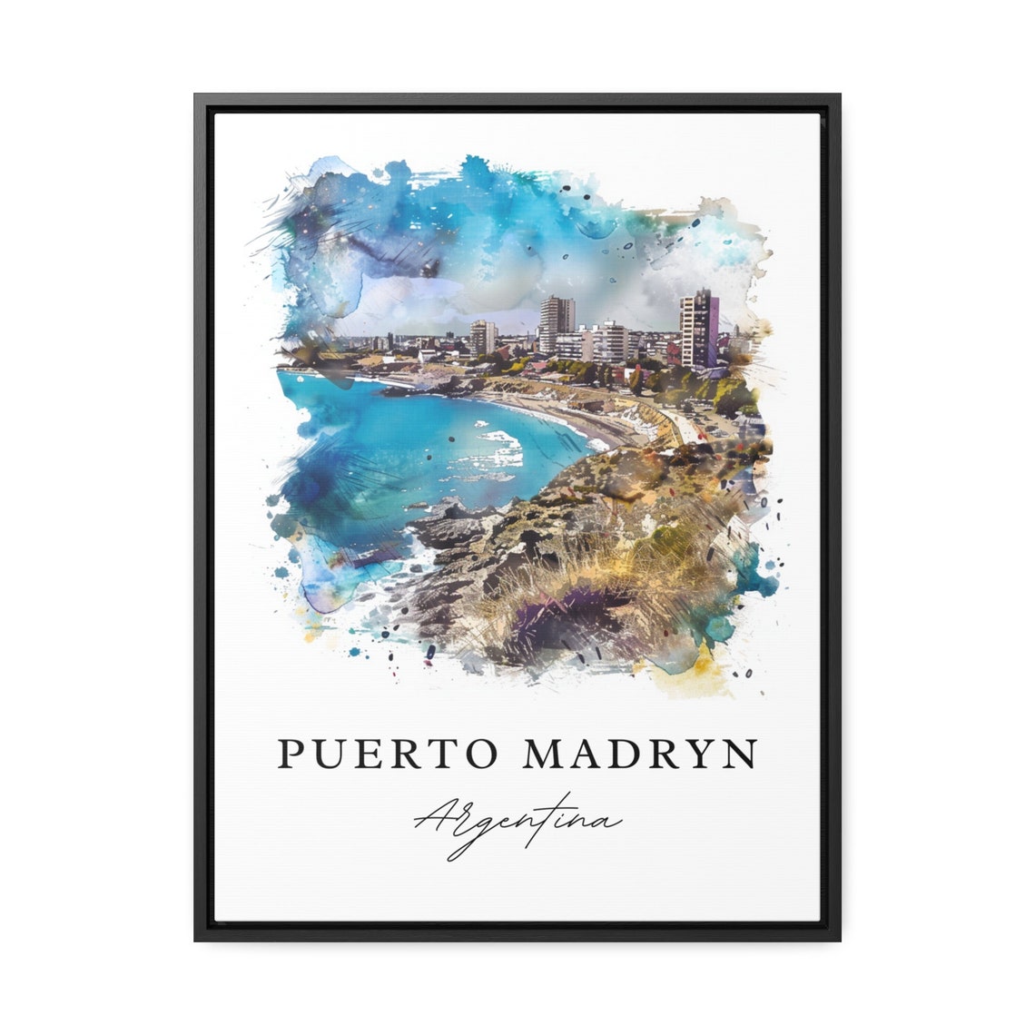 Puerto Madryn Wall Art Argentina Print Gift Travel Poster Housewarming - Image 2