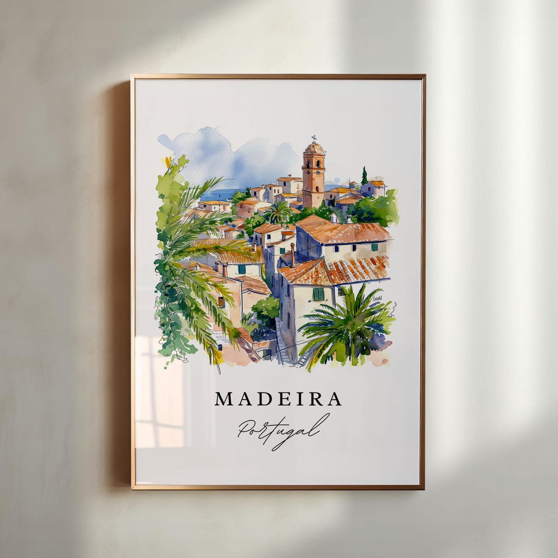Madeira Traditional Travel Art Portugal Poster Print - Image 4