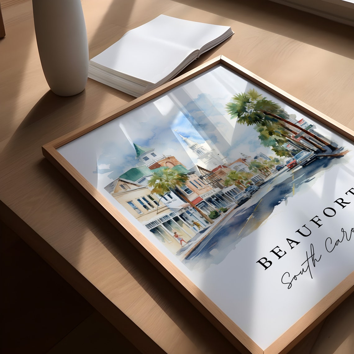 Beaufort SC Travel Poster Print, South Carolina - Image 5