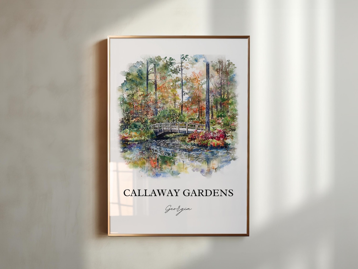 Callaway Gardens, Pine Mountain, Georgia Travel Poster - Image 2