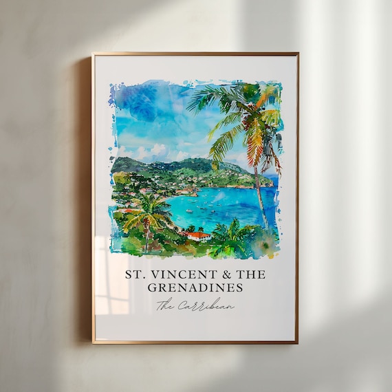 St Vincent And The Grenadines Travel Poster