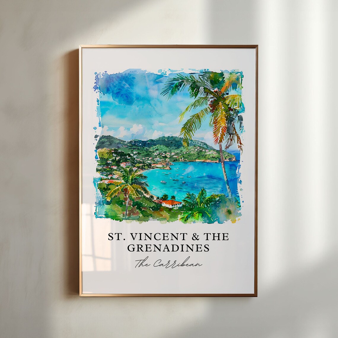 St Vincent And The Grenadines Travel Poster