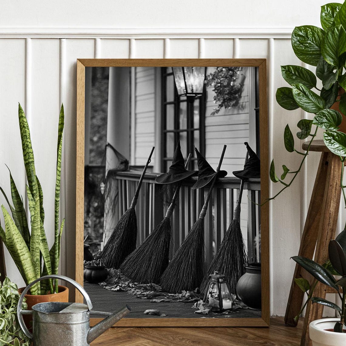 Spooky Pumpkin Halloween Canvas Art Print Ready To Hang