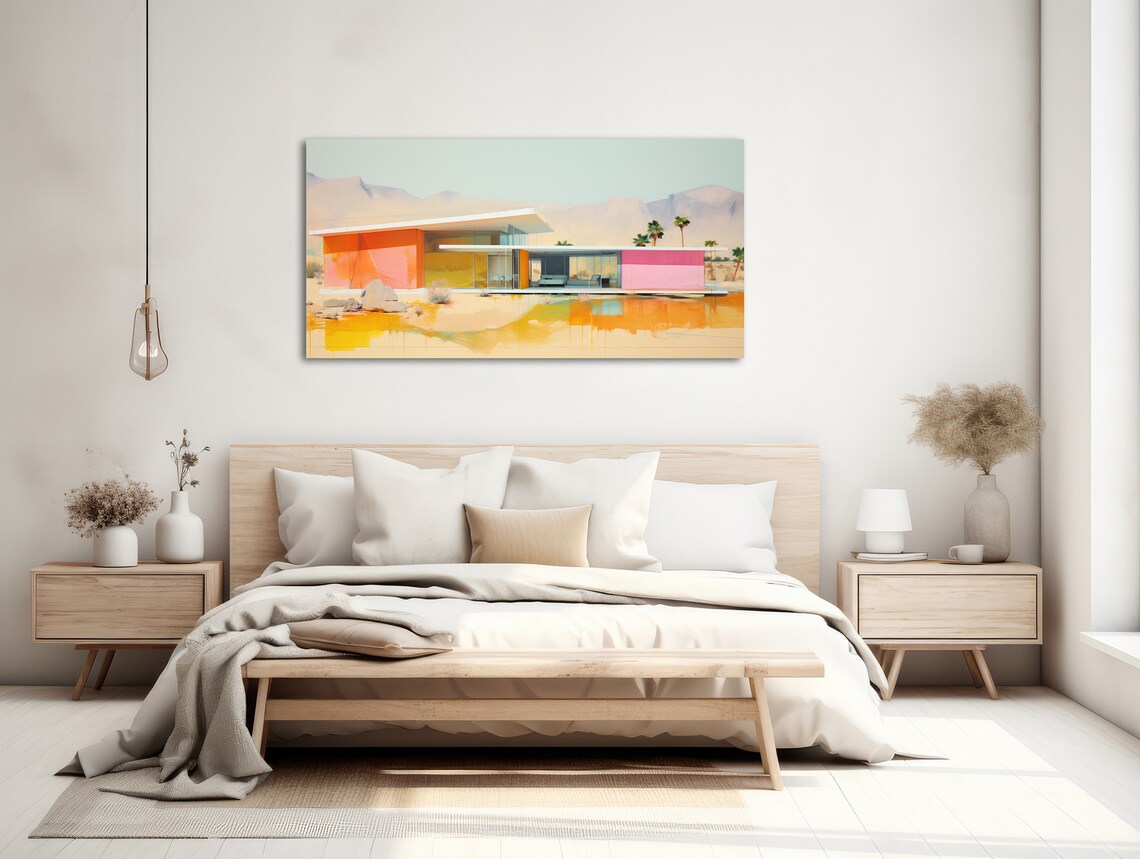 Palm Springs Mid-Century Architecture Desert Art Print - Image 2
