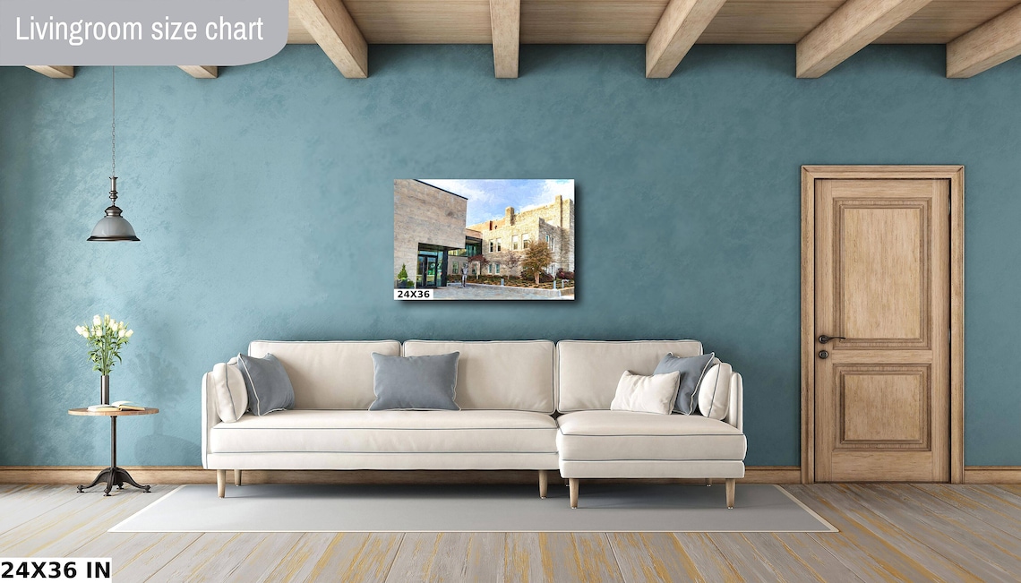 Tulsa Skyline, Church Studio Leon Russell Art Print - Image 4