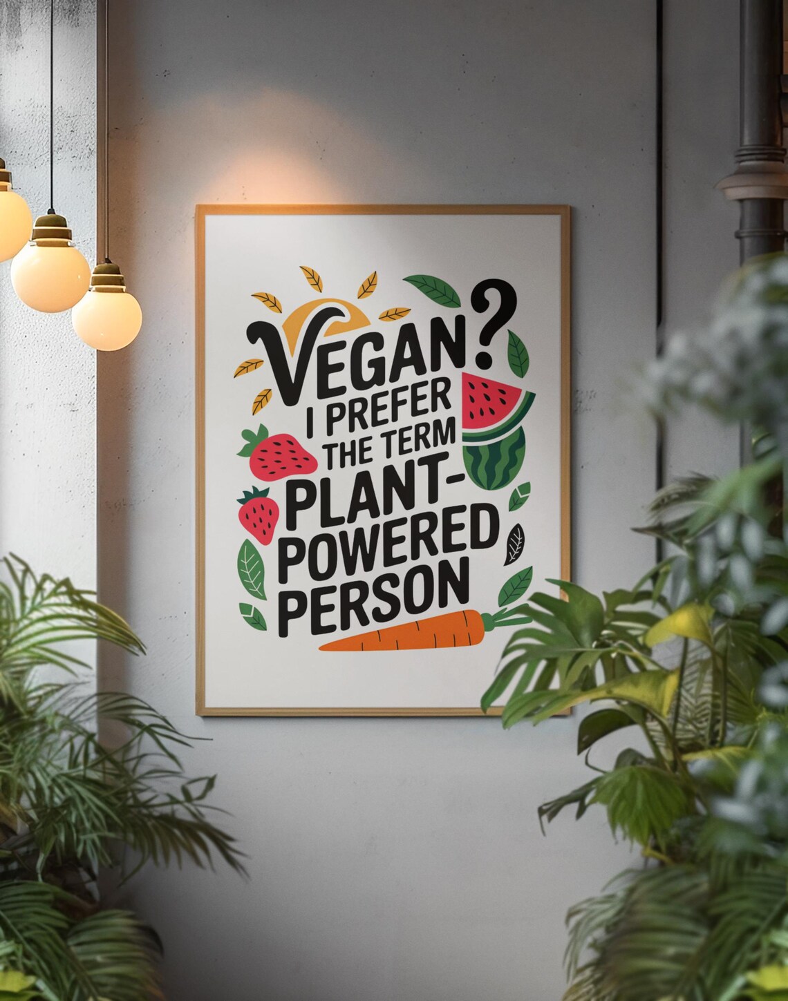 Funny Kitchen Humor, Vegan Jokes Art Print - Image 5