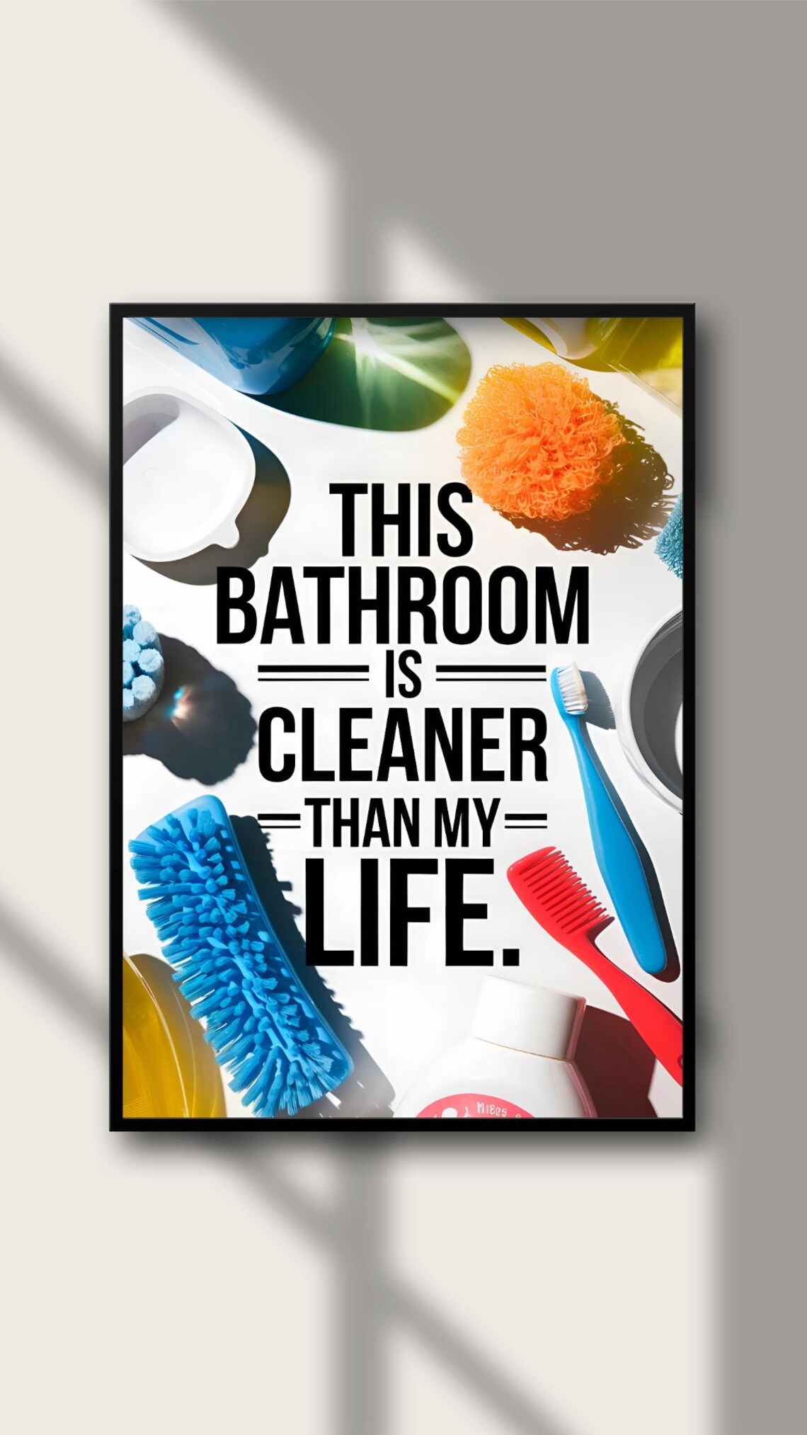 Funny Toilet Bathroom Wall Art, Bathroom Decor - Image 5